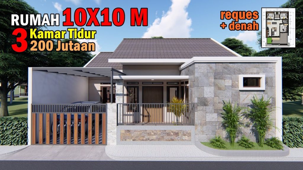 Desain Rumah 10×10