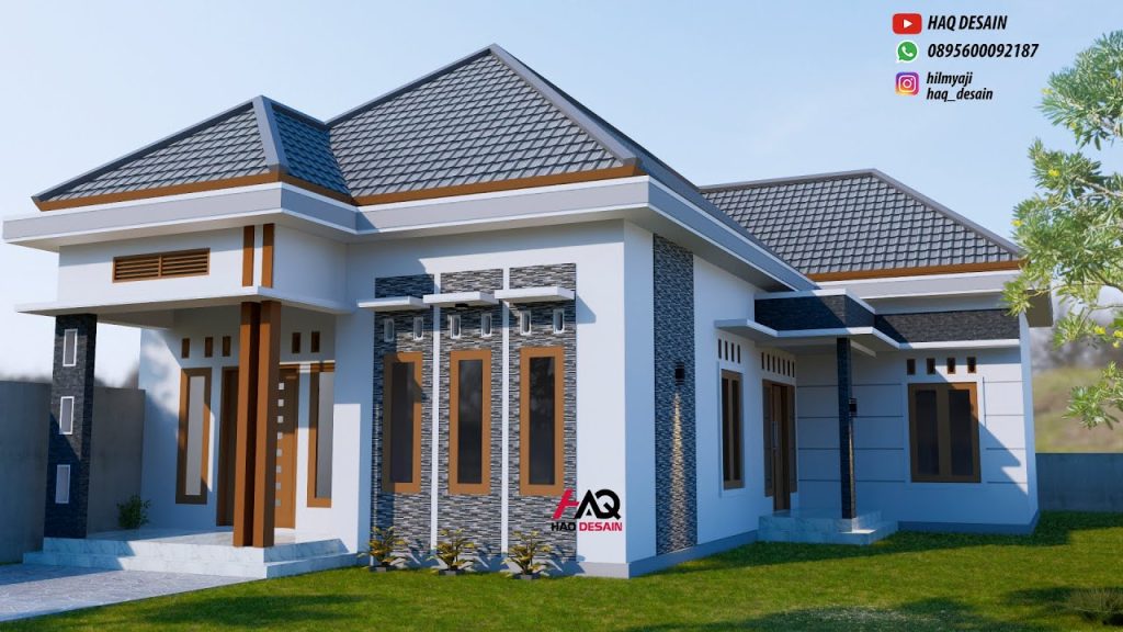 Desain Rumah Leter L 3 Kamar