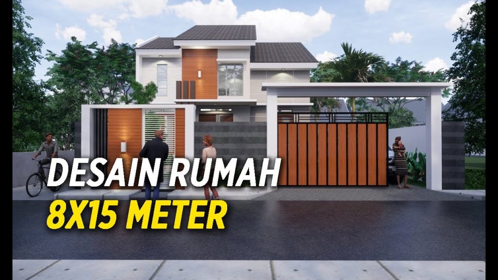 Desain Rumah 2 Lantai Terlihat 1 Lantai