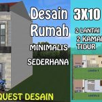 Desain Rumah 3×10 Meter 1 Lantai