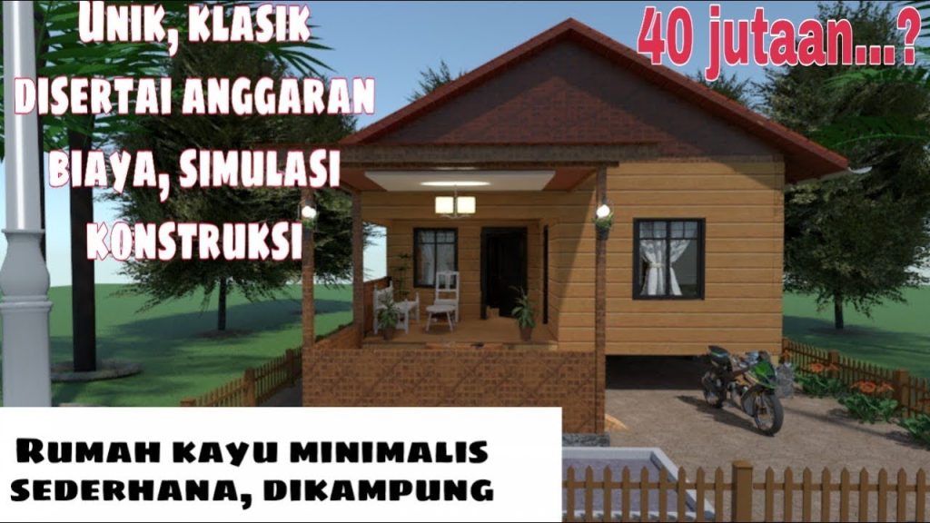Desain Rumah Setengah Tembok Setengah Kayu