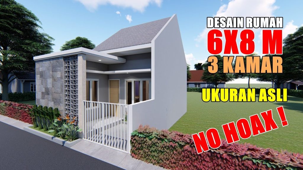 Desain Rumah Ukuran 6×8