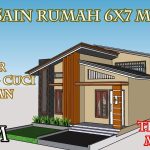 Desain Rumah Ukuran 6×7 Meter 3 Kamar