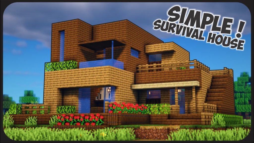 Desain Rumah Minecraft Survival