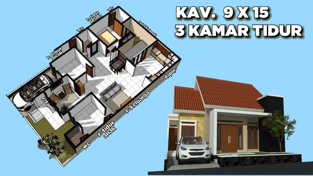 Desain Rumah Ukuran 9×15 4 Kamar Desain Rumah Ukuran 9×15 4 Kamar