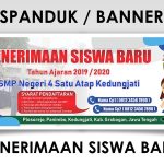 Spanduk Penerimaan Siswa Baru Paud