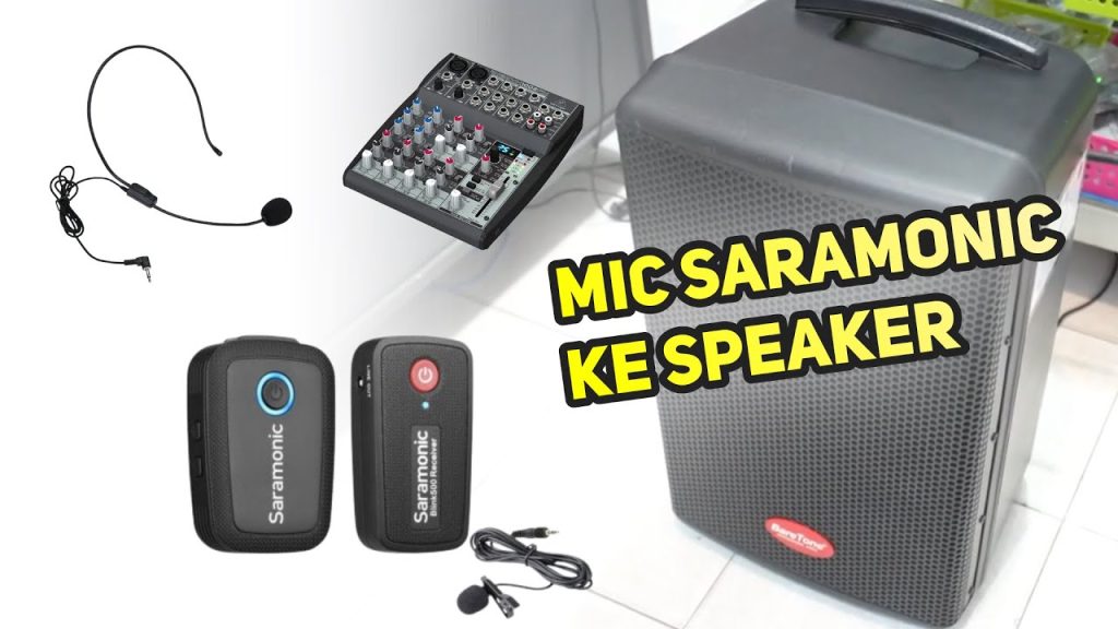Cara Menyambungkan Mic Wireless Ke Speaker