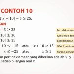 Contoh Soal Persamaan Dan Pertidaksamaan Nilai Mutlak