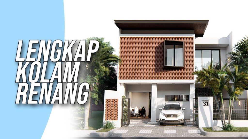 Desain Rumah 10×15 Dengan Kolam Renang