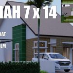 Desain Rumah 7×14 1 Lantai