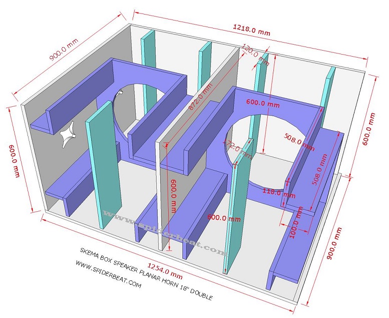 Skema Box Speaker 18 Inch Lapangan Skema Box Speaker 18 Inch Lapangan