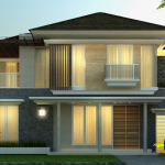 Desain Rumah 100m2 1 Lantai
