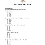 Contoh Soal Skolastik