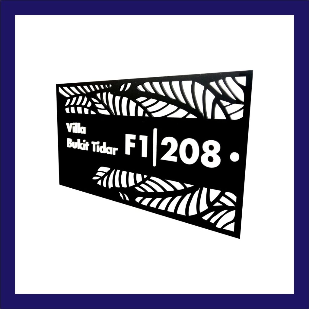 Desain Nomor Rumah Keren