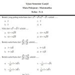 Soal Logaritma Kelas 10