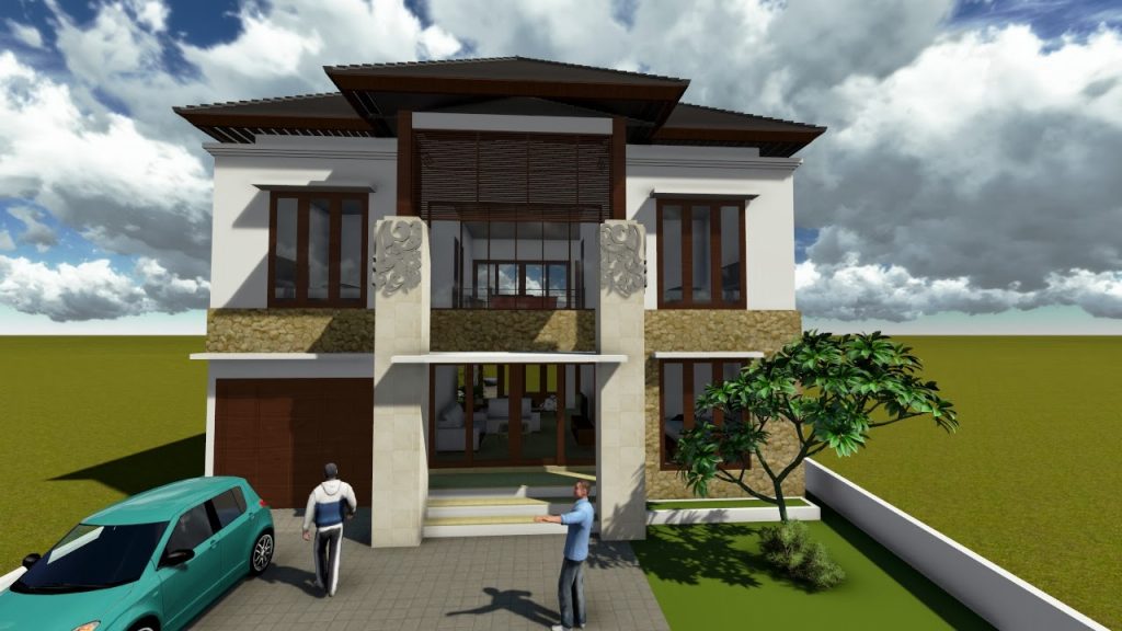 Desain Rumah Bagian Belakang