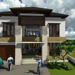 Desain Rumah Bagian Belakang