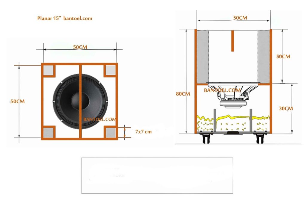Skema Box Speaker Subwoofer 18 Inch Untuk Lapangan