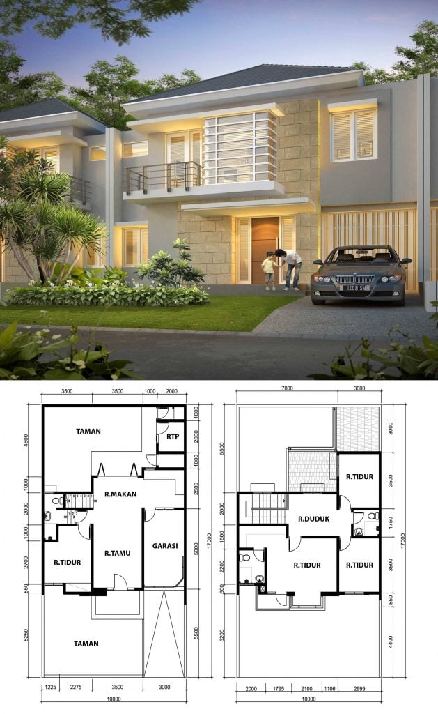 Desain Rumah Cluster