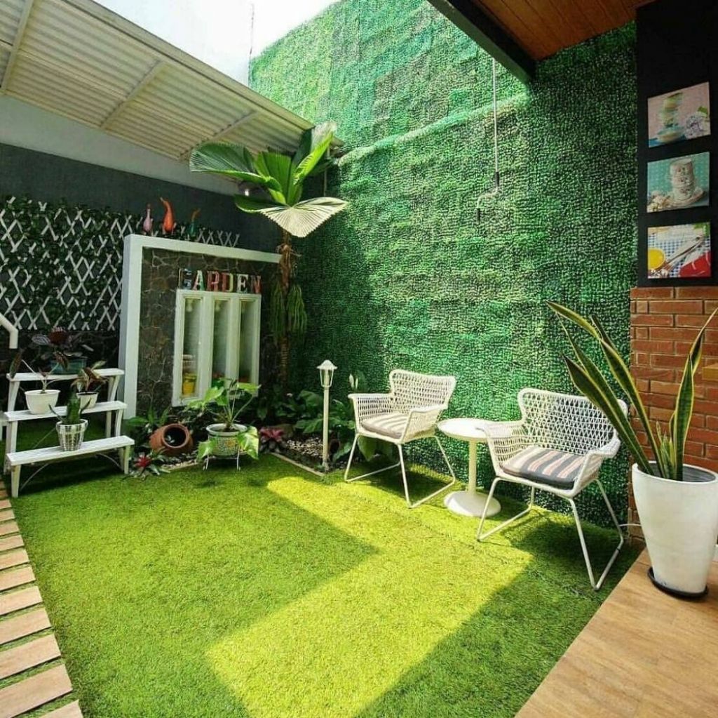 Desain Dinding Taman Belakang Rumah
