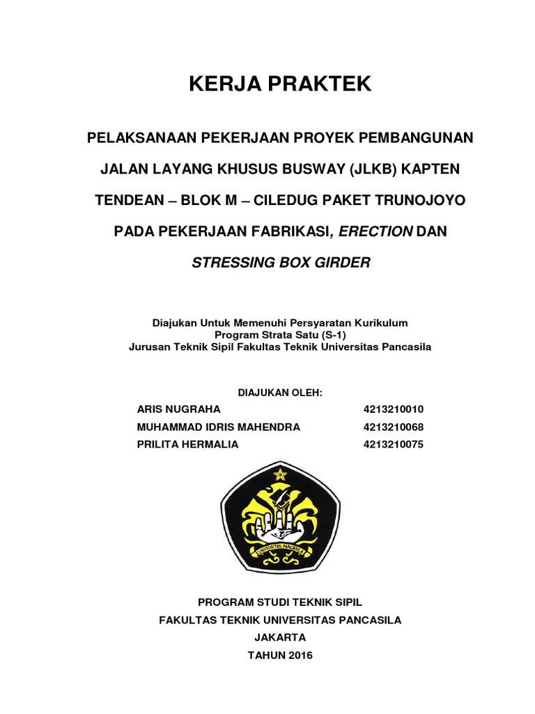 Laporan Kerja Praktek Arsitektur Konsultan