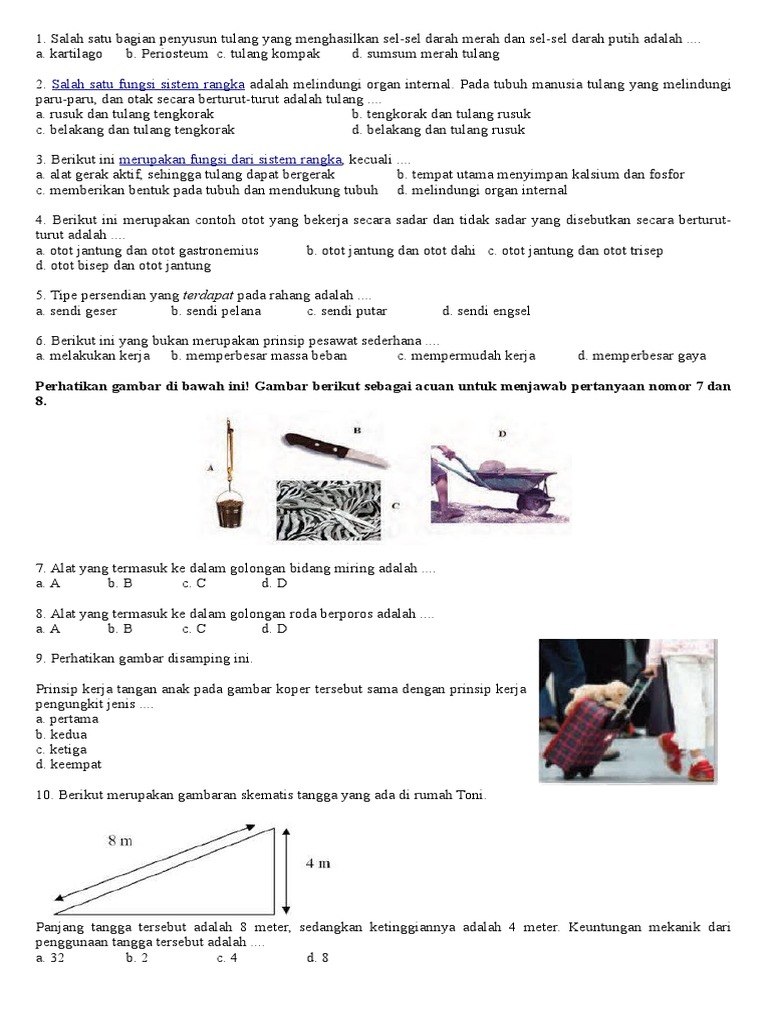 Contoh Soal Pesawat Sederhana Contoh Soal Pesawat Sederhana