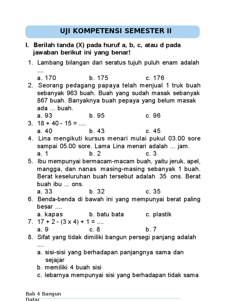 Soal Ekonomi Kelas 11 Semester 2
