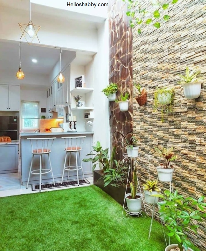 Desain Dapur Terbuka Belakang Rumah