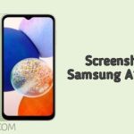 Cara Screenshot Samsung A14