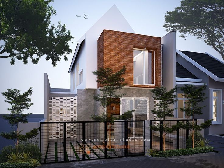 Desain Fasad Rumah Industrial
