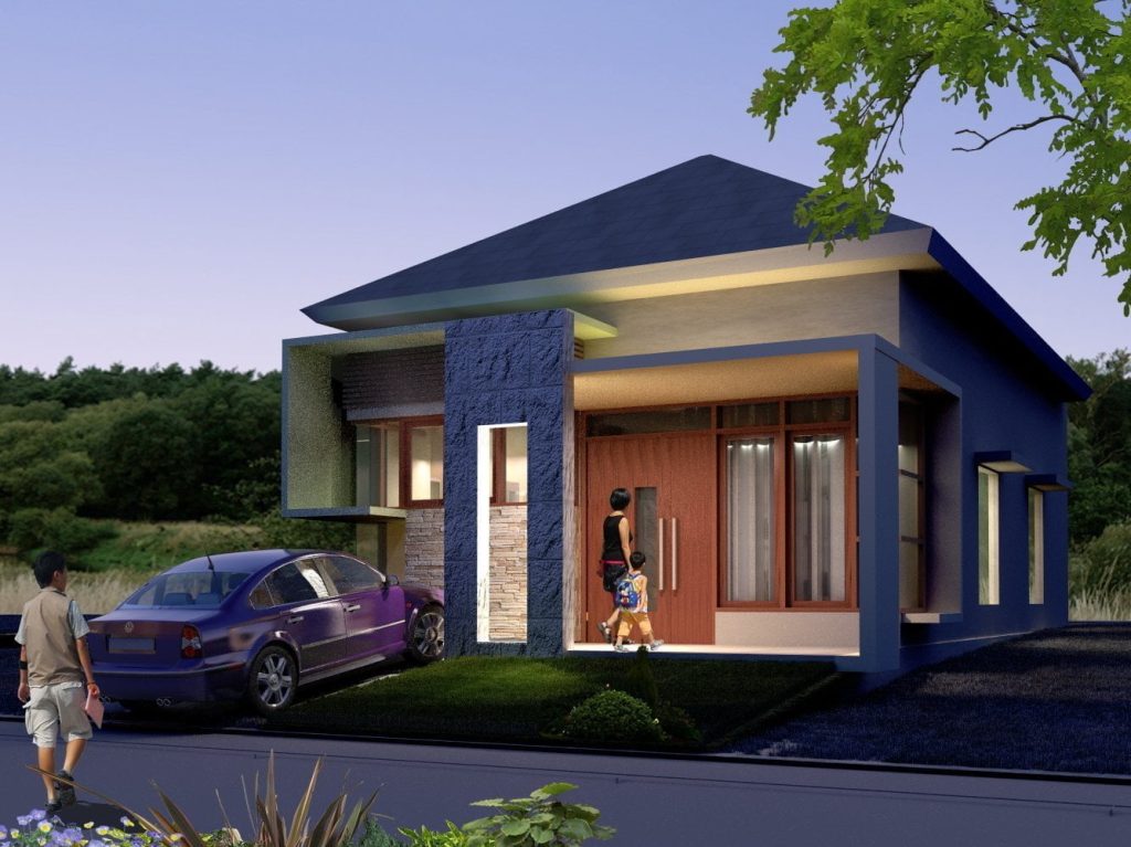Desain Rumah Persegi Panjang
