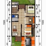 Desain Rumah Type 50 Dengan 2 Kamar Tidur