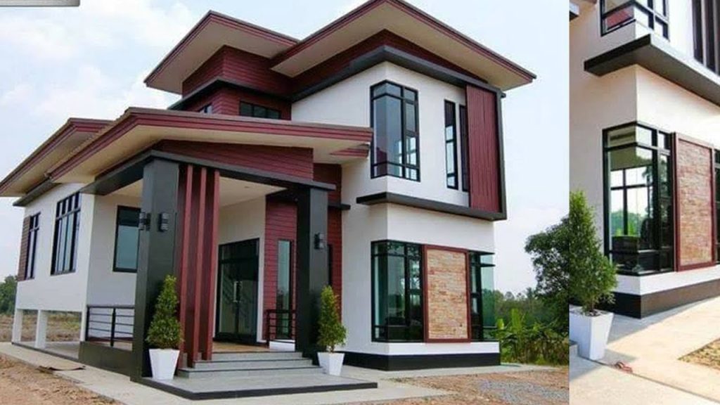 Desain Rumah Tingkat 2 Modern
