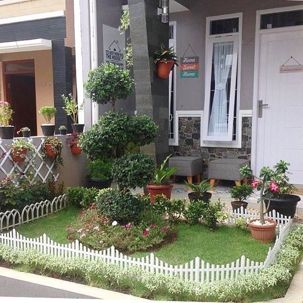 Desain Taman Depan Pagar Rumah