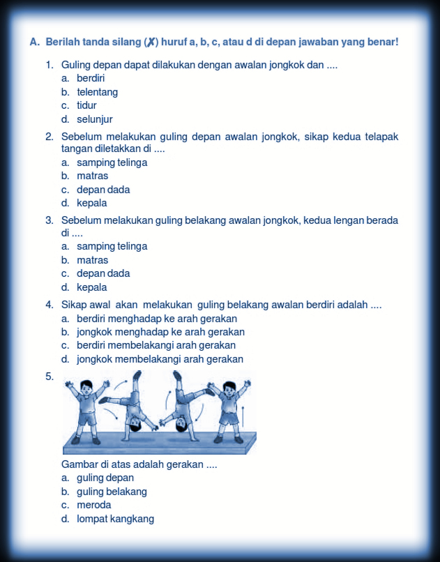 Soal Ujian Pjok Kelas 6