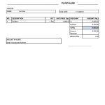 Contoh Purchase Order Sederhana