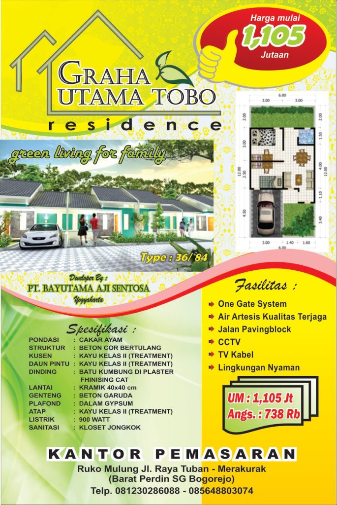 Brosur Jasa Desain Rumah