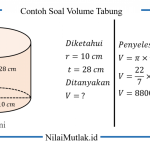 Contoh Soal Volume Tabung