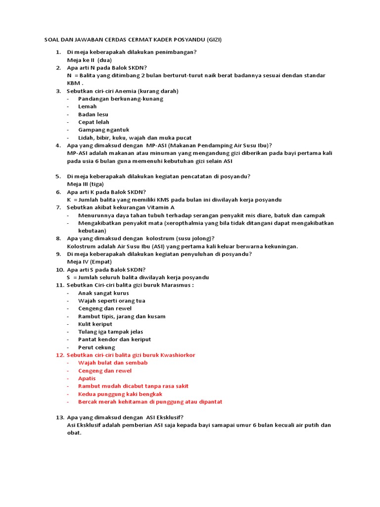 Soal Cerdas Cermat Kemerdekaan Soal Cerdas Cermat Kemerdekaan