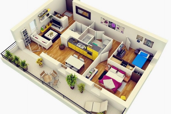 Desain Dapur Untuk Rumah Tipe 36