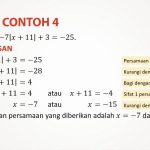 Contoh Soal Persamaan Nilai Mutlak