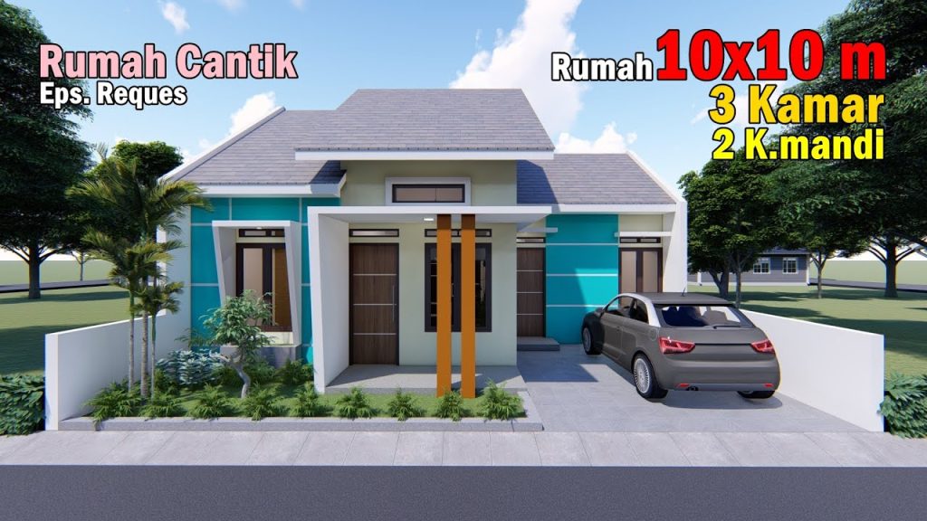 Desain Rumah 10×10 4 Kamar