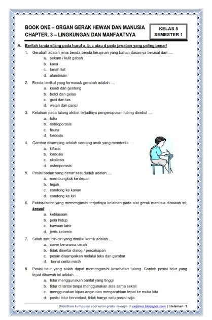 Soal Bahasa Indonesia Kelas 3 Semester 2