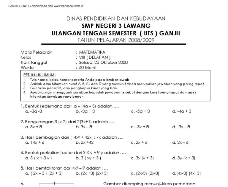 Soal Pat Kelas 4 Semester 2 Soal Pat Kelas 4 Semester 2