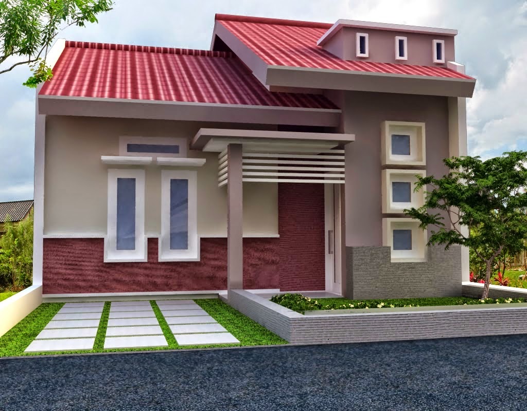 Desain Cat Rumah 2 Warna